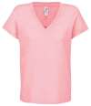 04766 Lds Regent V SOL'S Ladies Regent V Neck T-Shirt Candy Pink colour image